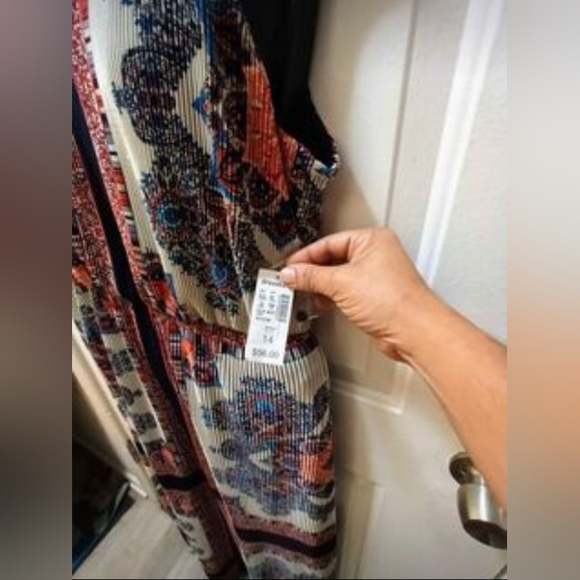 Established 1962 dressbarn size 14 multicolor maxi dress - Picture 5 of 11